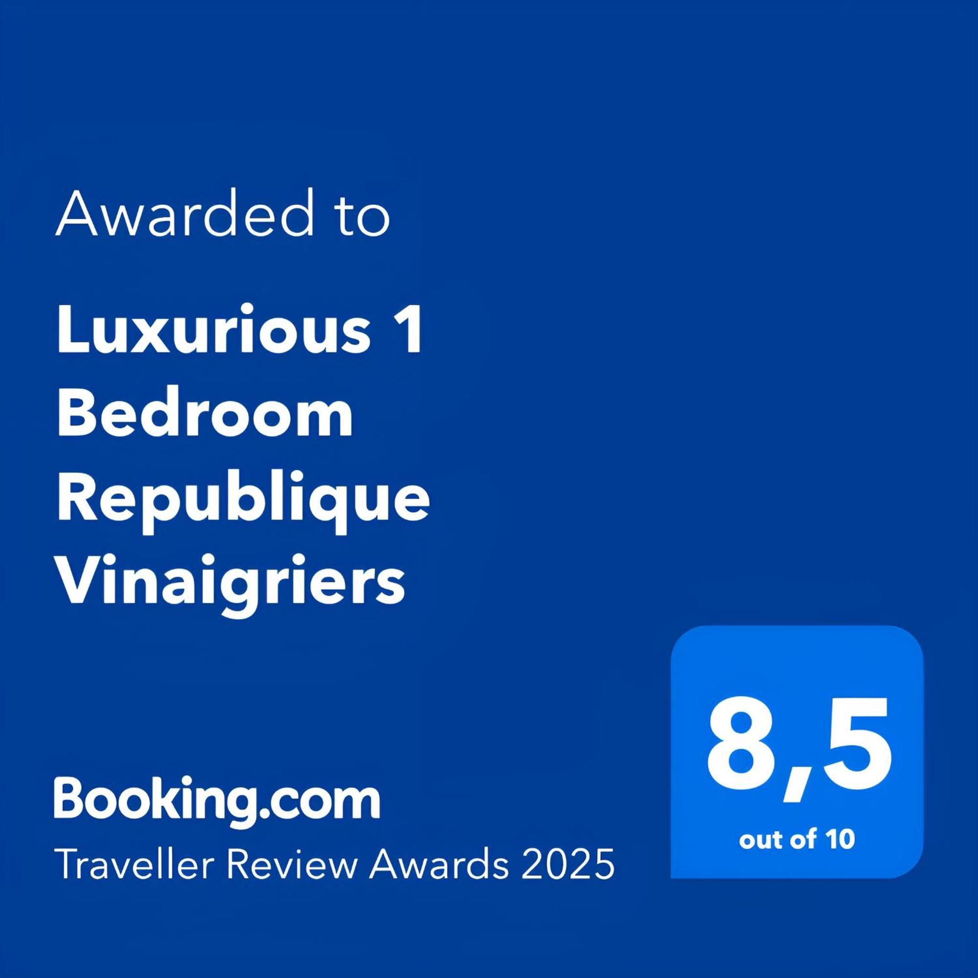 Luxurious 1 Bedroom Republique Vinaigriers Free Netflix Paris Exteriör bild