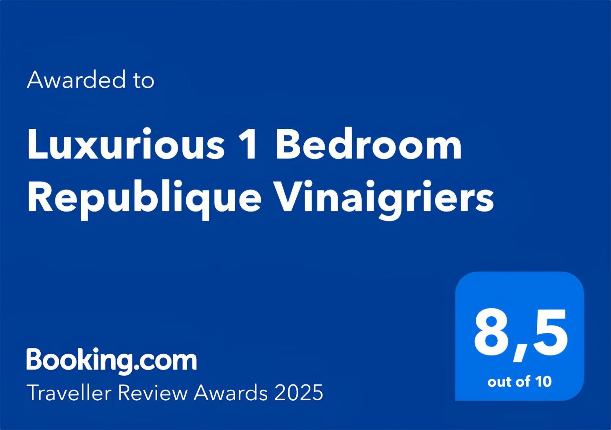 Luxurious 1 Bedroom Republique Vinaigriers Free Netflix Paris Exteriör bild